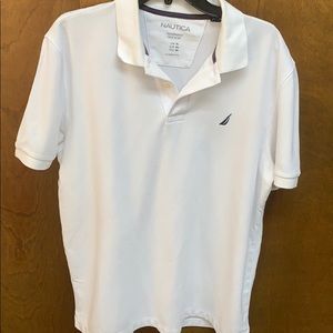 Men’s Nautical white collar shirt